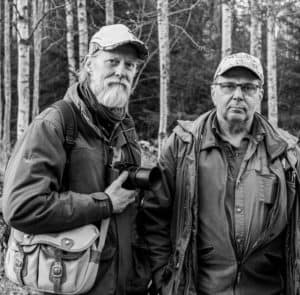 Fotograf på älgjakt