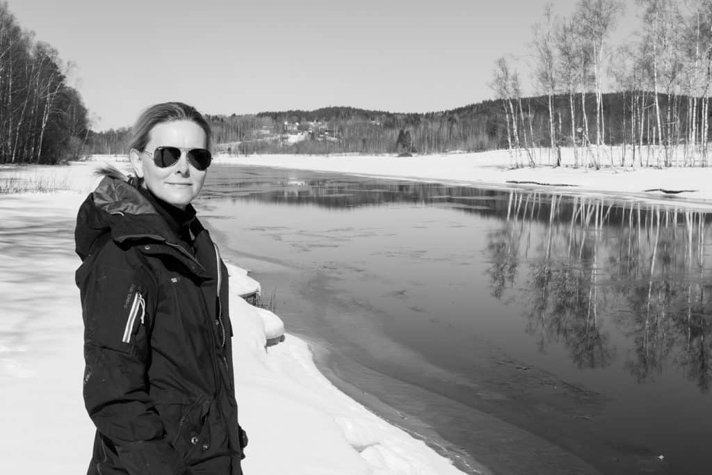 Solsken vid Kölaälven i Remjäng Värmland
