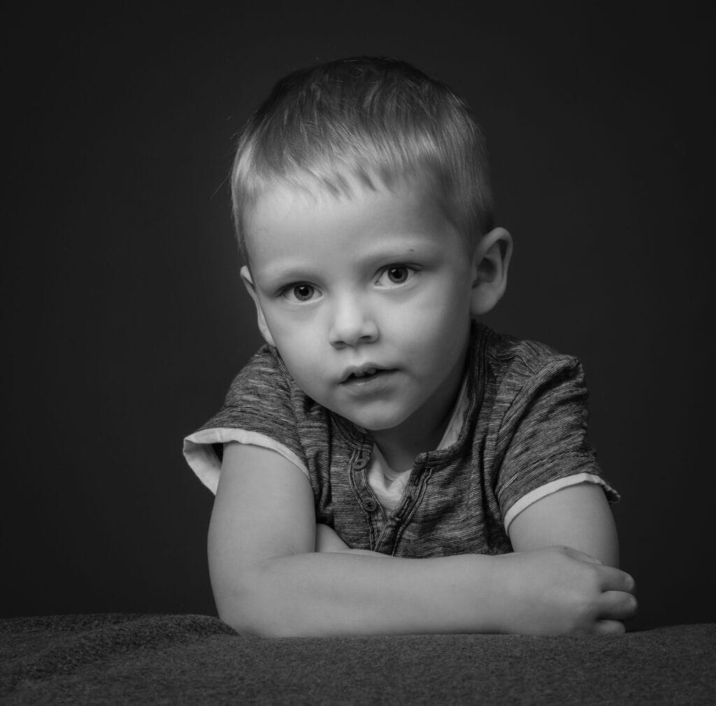Barnfotografering i studio